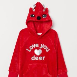 H&M Hooded Fleece Top